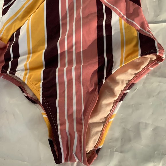 Kona Sol One Piece Strapless High Cut Leg Swimsuit - Picture 13 of 16